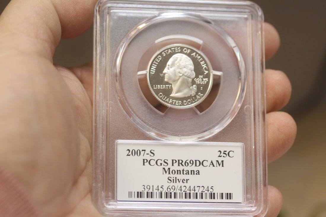 PCGS Graded Silver Quarter: PR69 DCAM