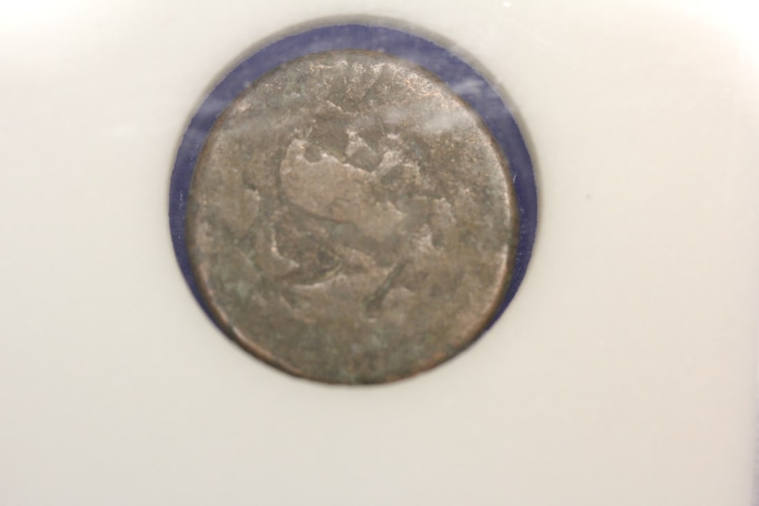 A Slabbed Medievel Bronze Nummis Coin - 4