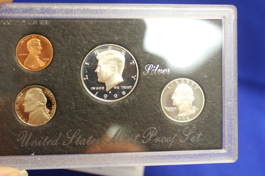 A 1998 US Mint Silver Proof Set (1 of 4)
