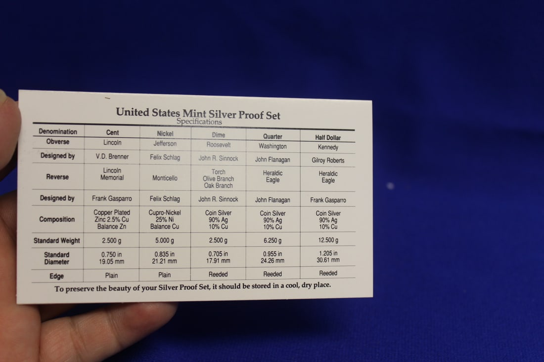 A 1998 US Mint Silver Proof Set - 2