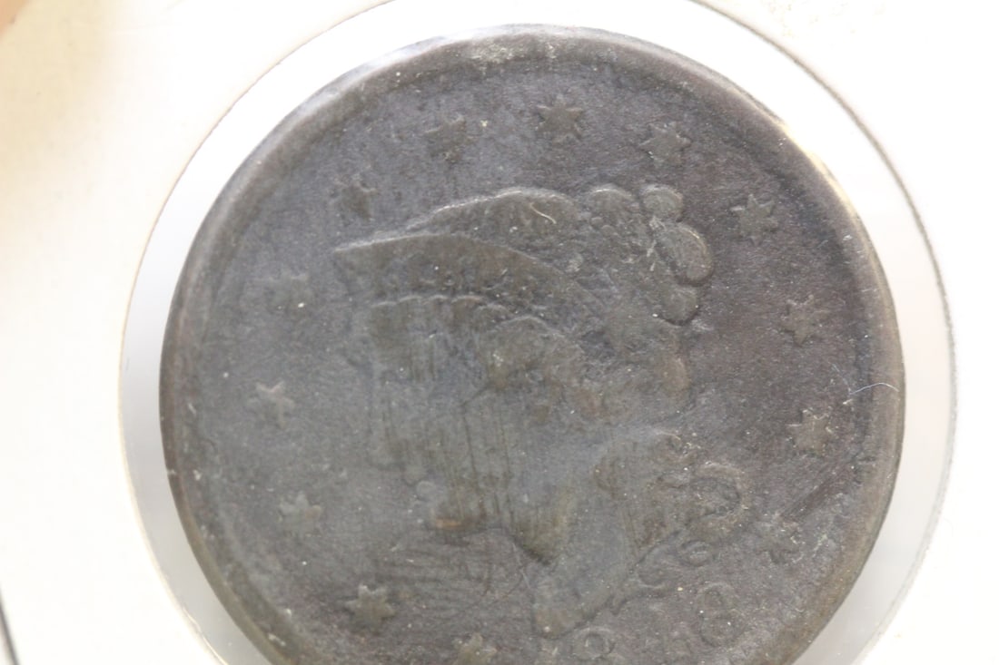 1848 Large Cent - 4