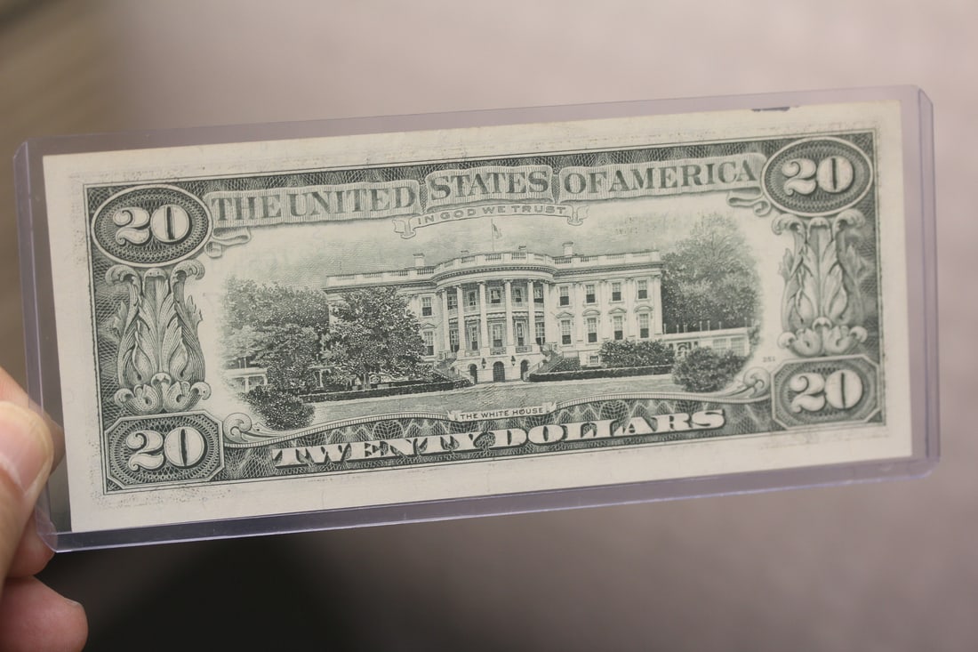 Mint Error 1990 $20 Note - Overprint - 2