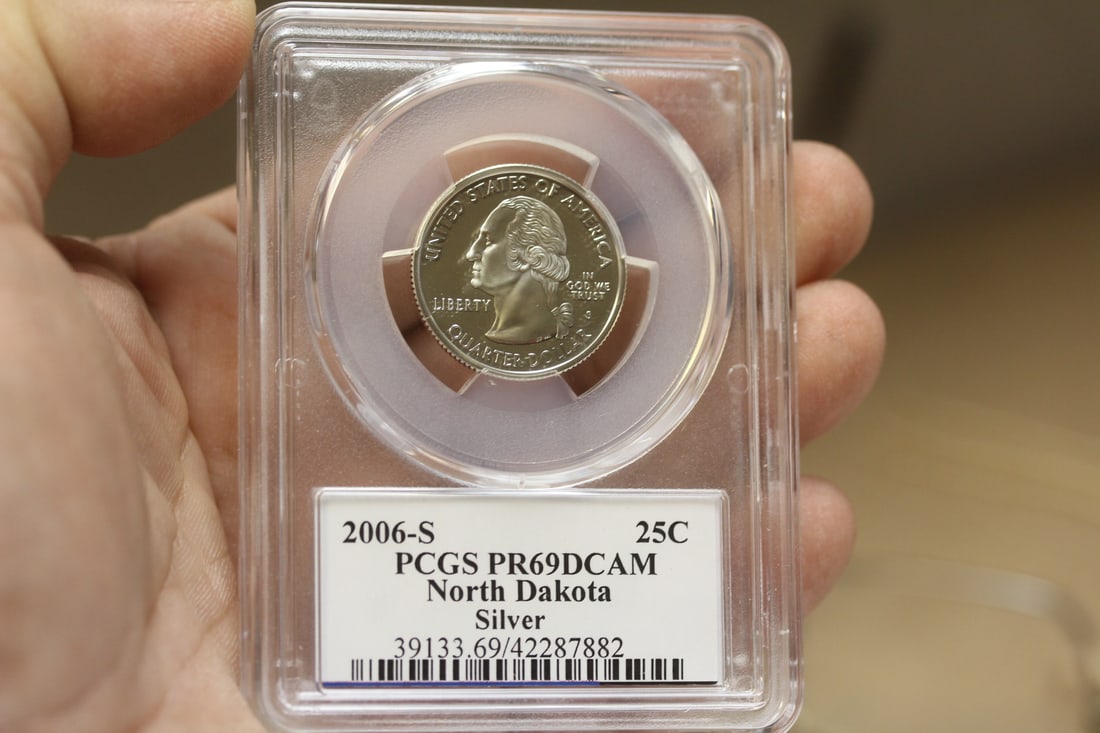 PCGS Graded Silver Quarter: PR69 DCAM