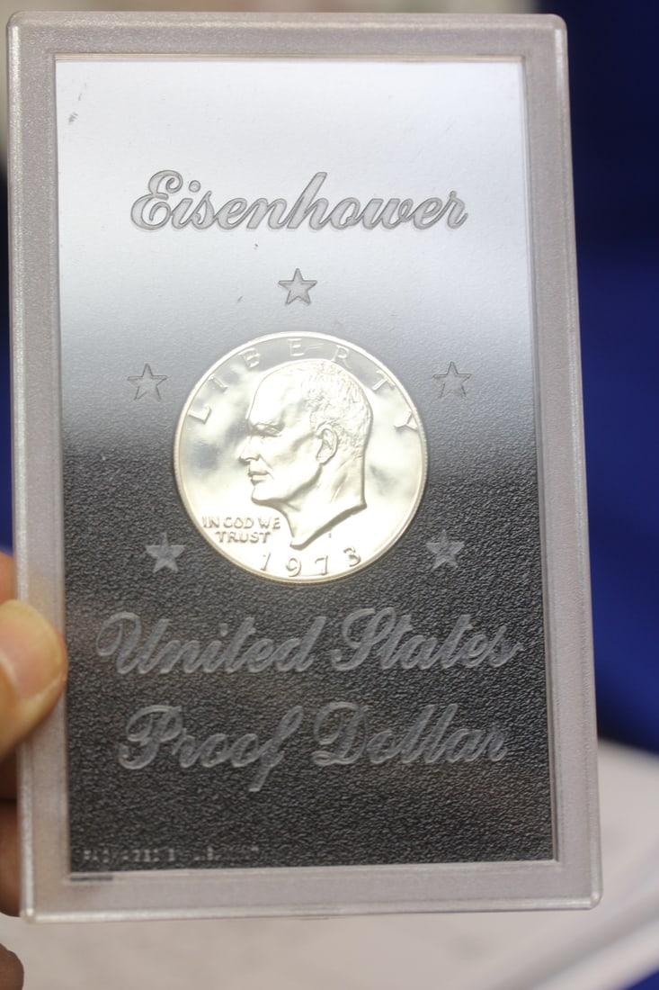 A 1973-S 40% Silver Ike Dollar: key date