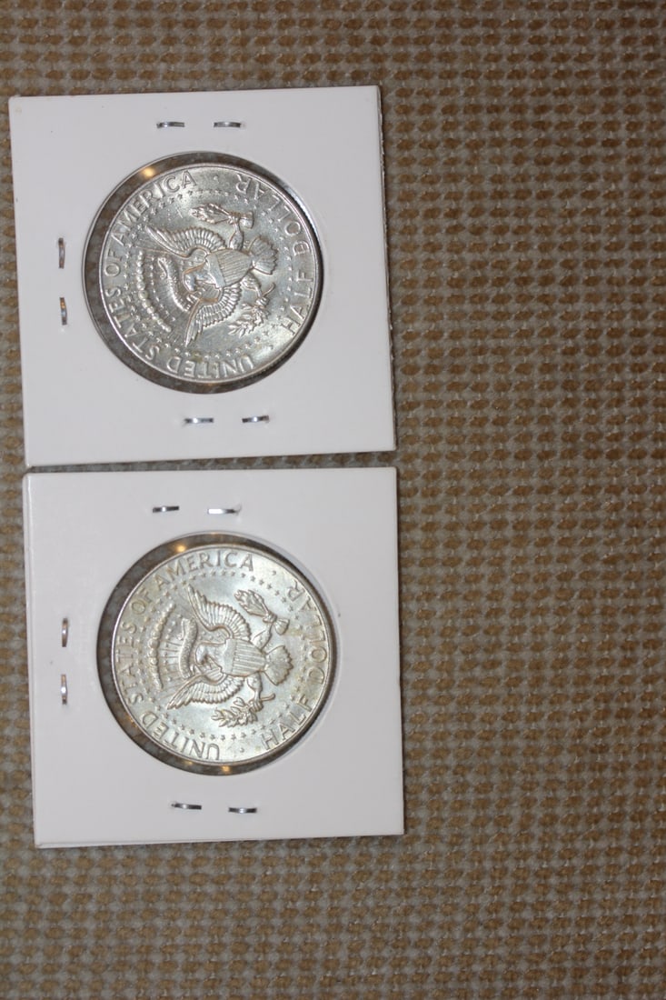 Lot of 2 Kennedy Halves - 2