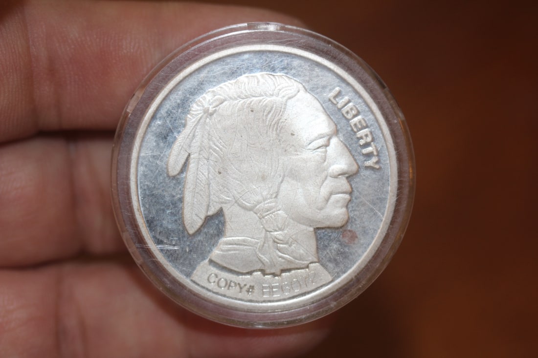 Commemorative Silverplated Buffalo Coin - 2