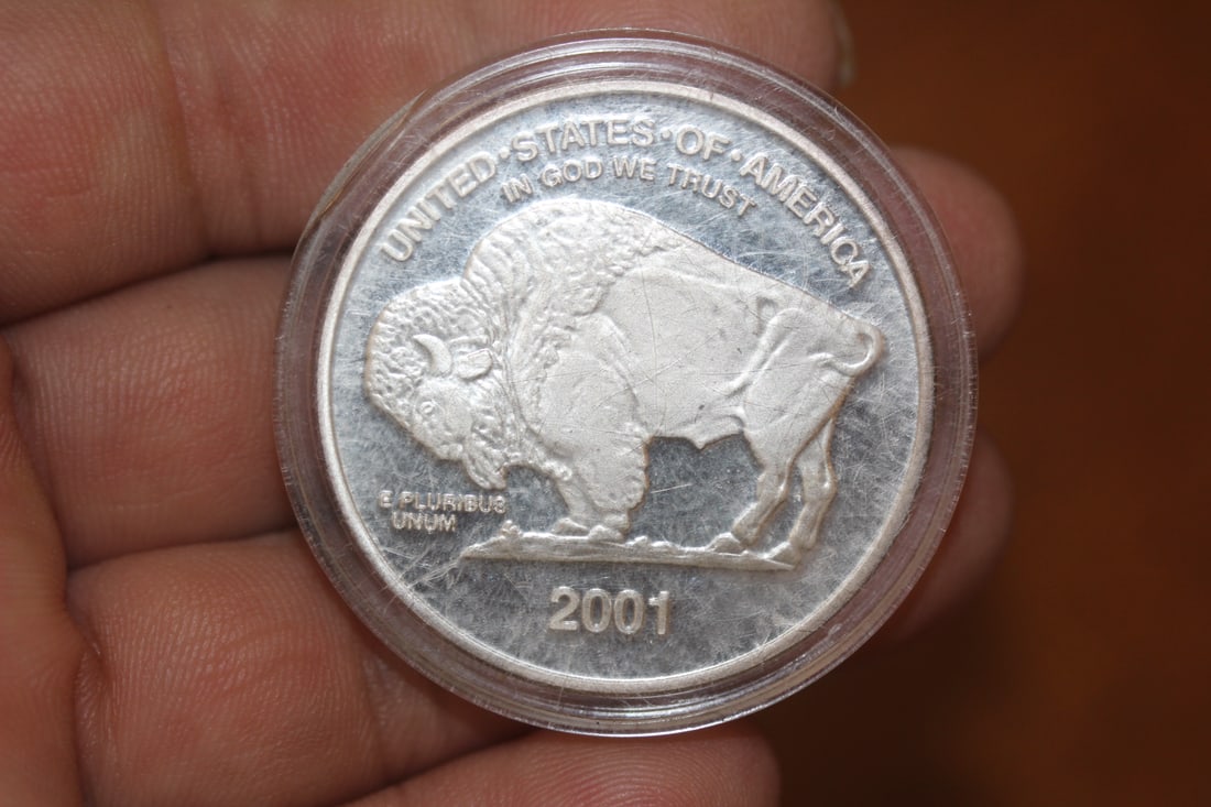 Commemorative Silverplated Buffalo Coin - 3