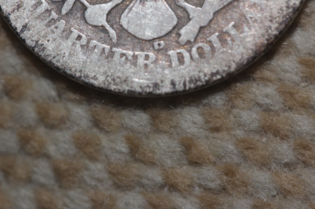 1908-D Barber Silver Quarter - 3