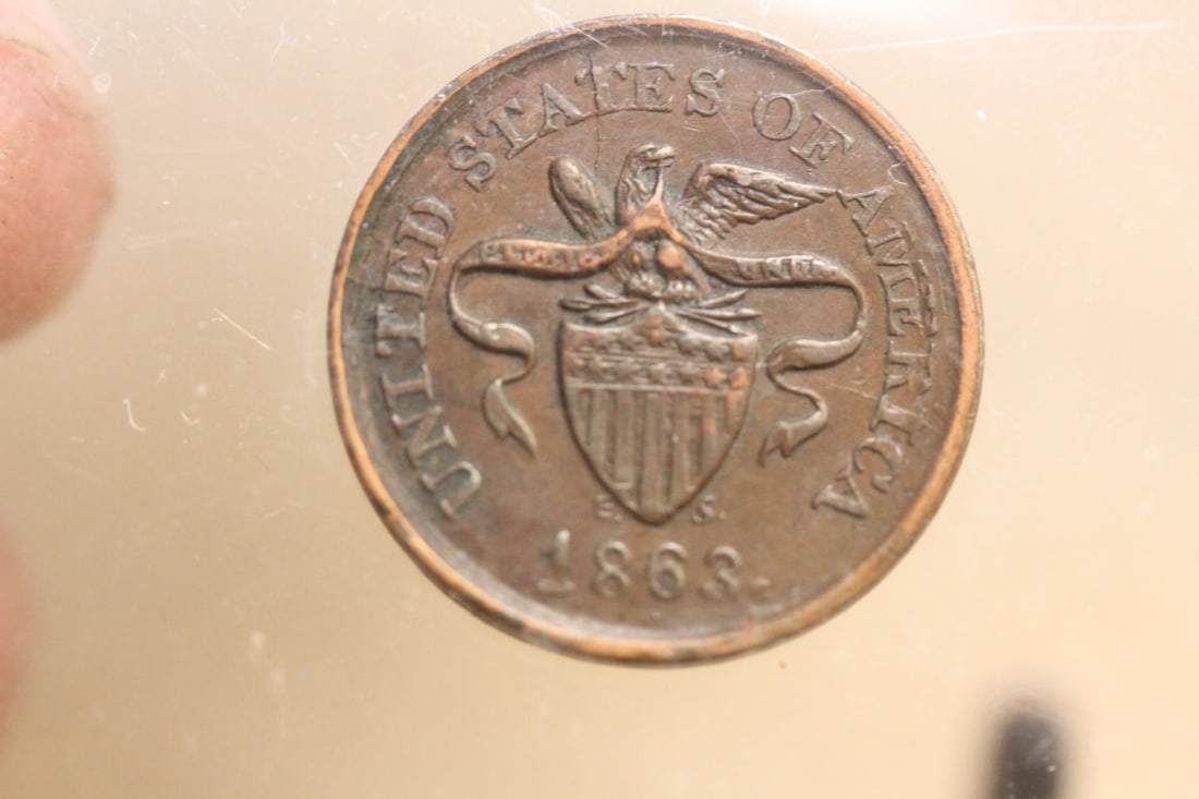 1863 Civil War Token: Southworth - very rare