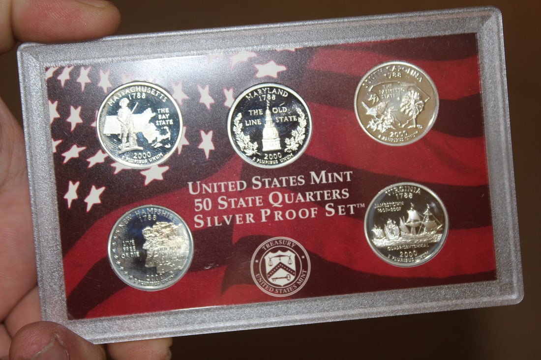 US Mint 2000 Silver Proof Set - 5