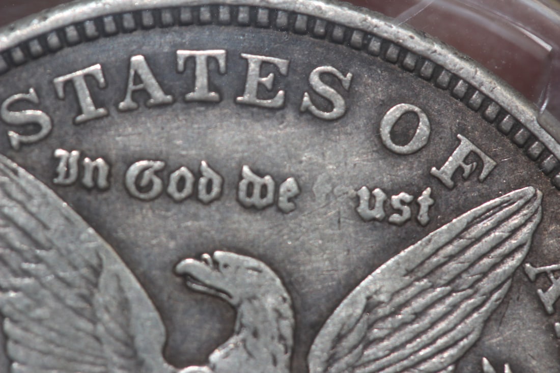 Very Rare Duo Error 1921-D Morgan Silver Dollar - 3
