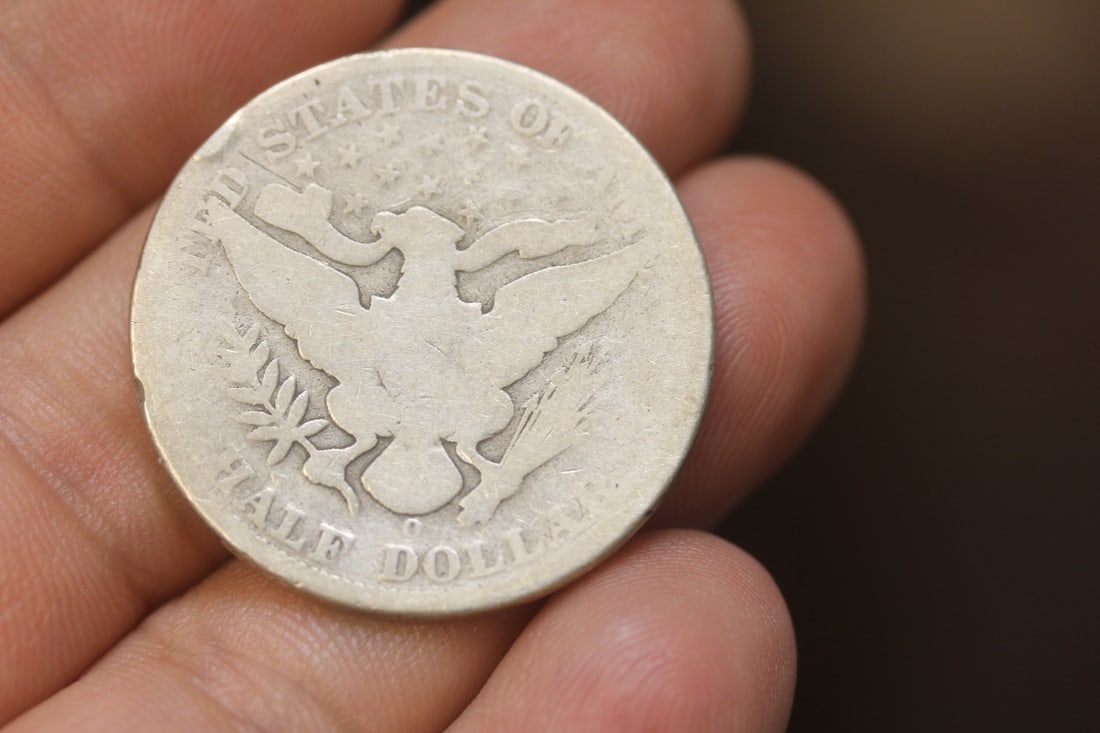 1900-O Barber Silver Half Dollar - 2