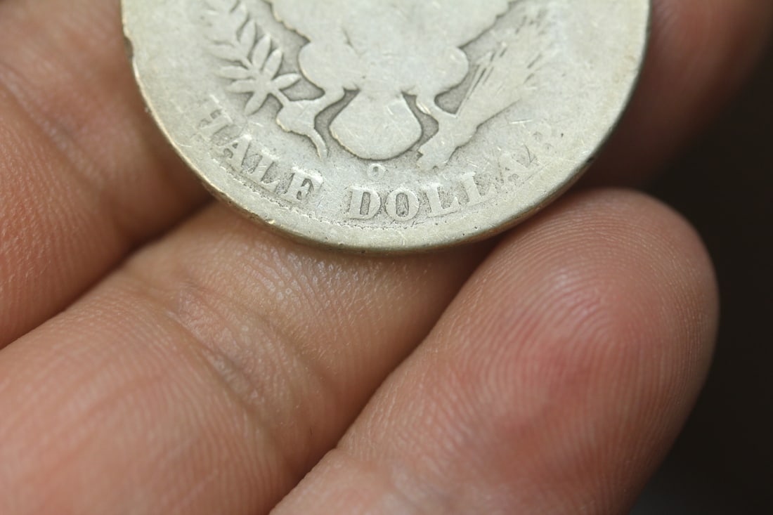 1900-O Barber Silver Half Dollar - 3