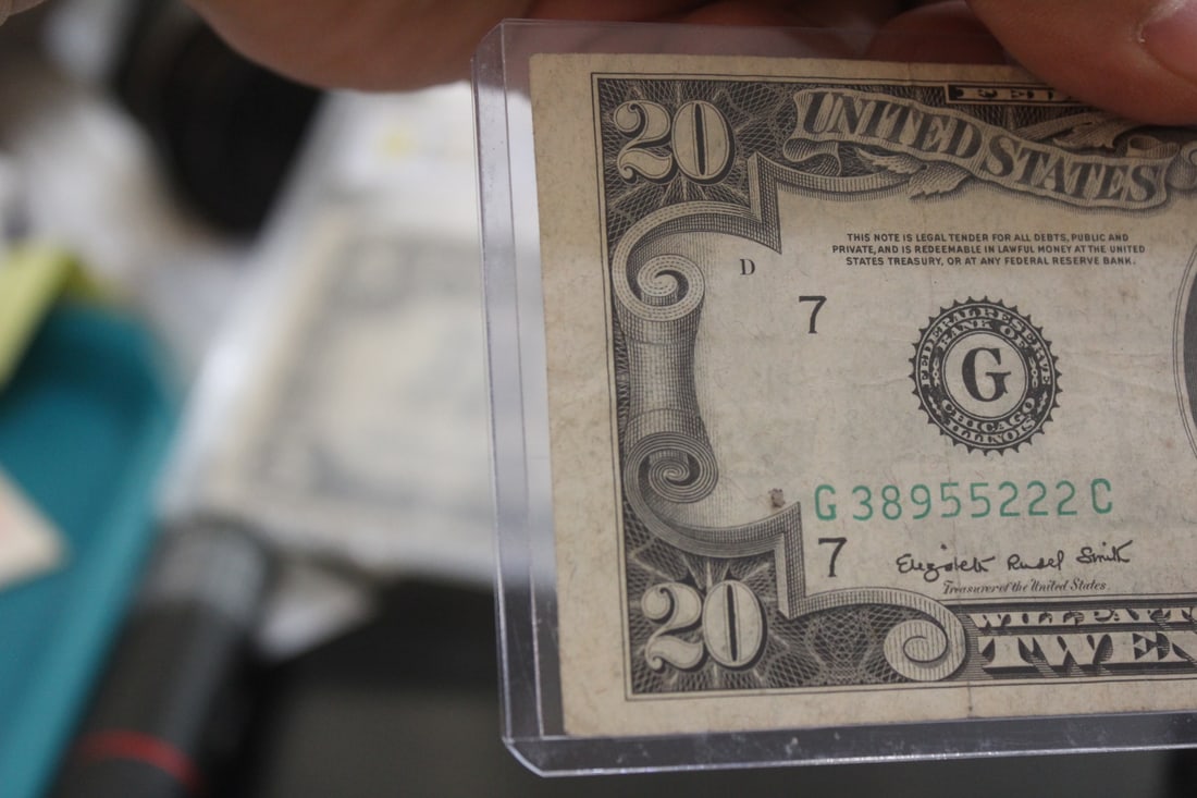 A 1950 $20.00 Error Note - 3