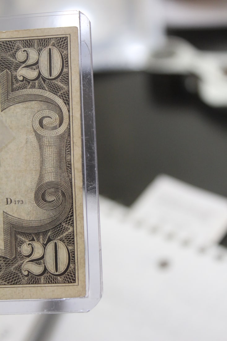 A 1950 $20.00 Error Note - 4
