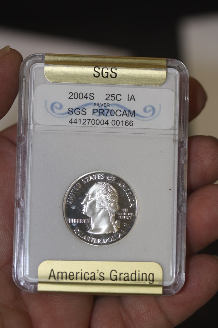 SGS Graded 2004-S Quarter: PR70 - DCAM