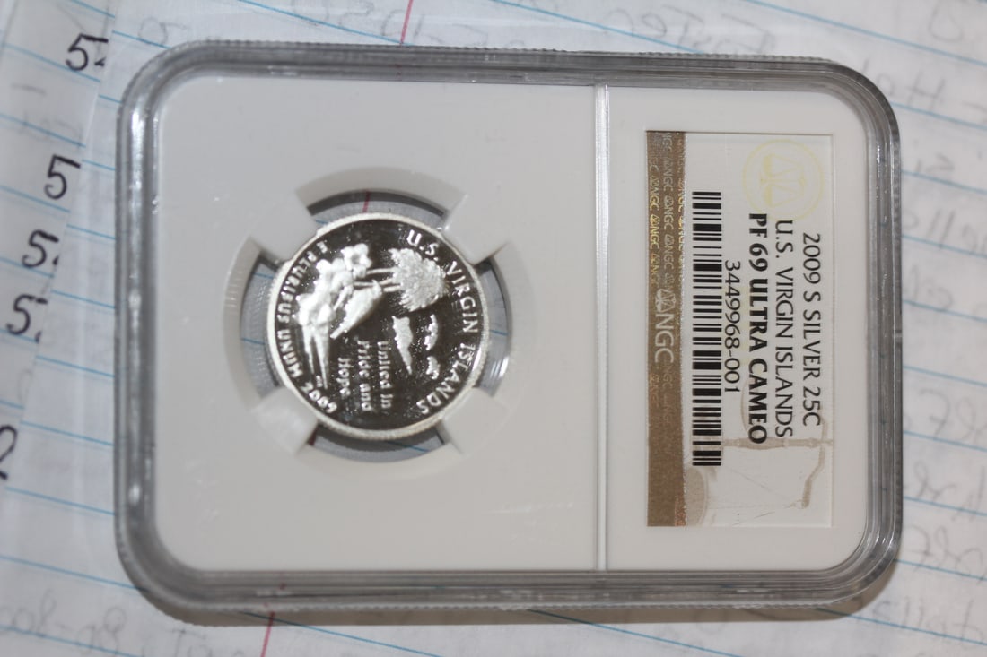 NGC Graded 2009-S Silver Quarter: PF69 ultra cameo