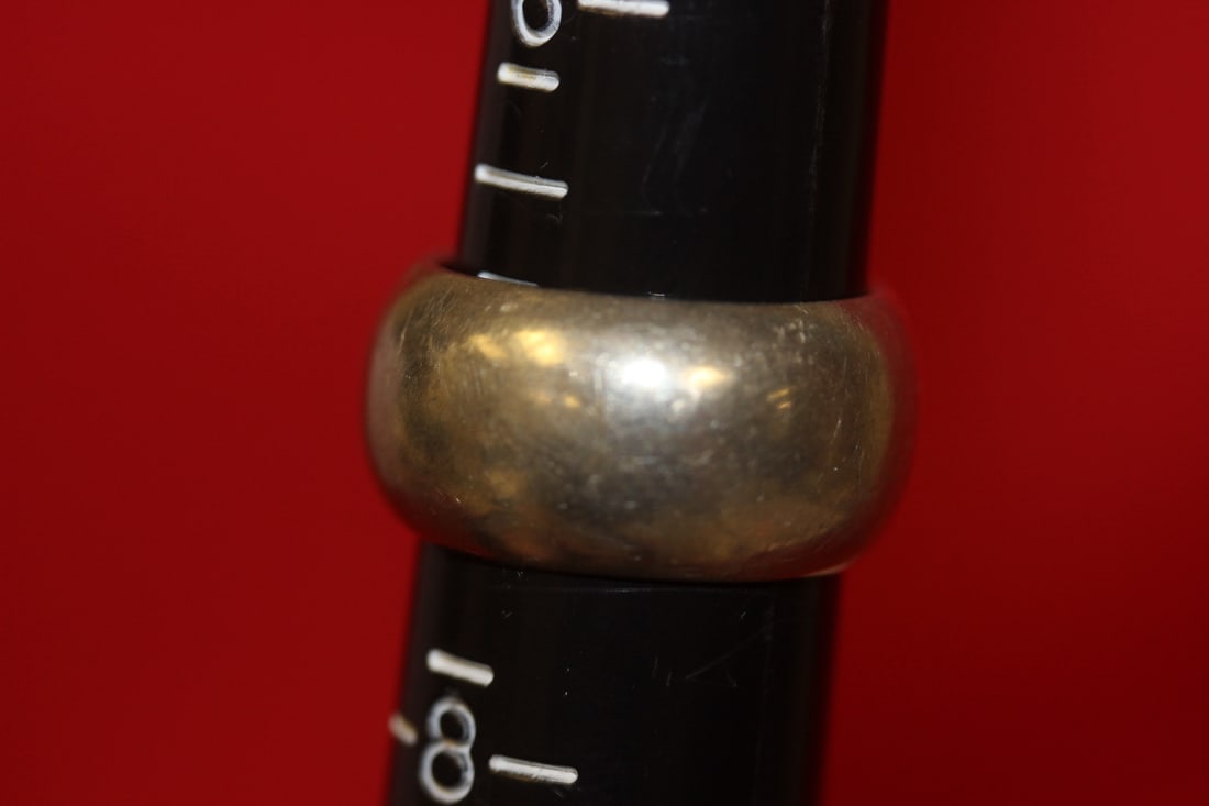 A Sterling Ban Ring - 4