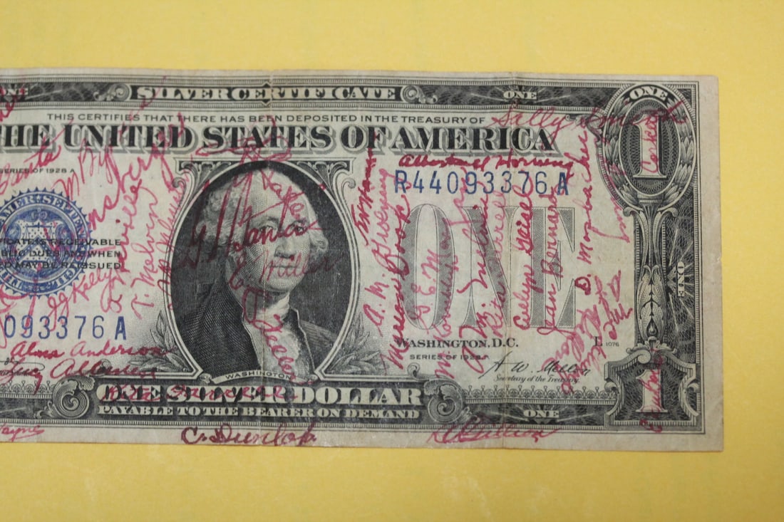 A 1928 One Dollar Funny Back Note - 3