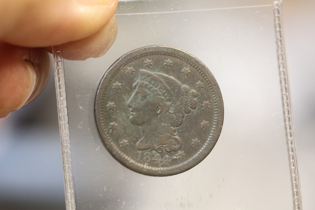 1844 Large Cent: as shown