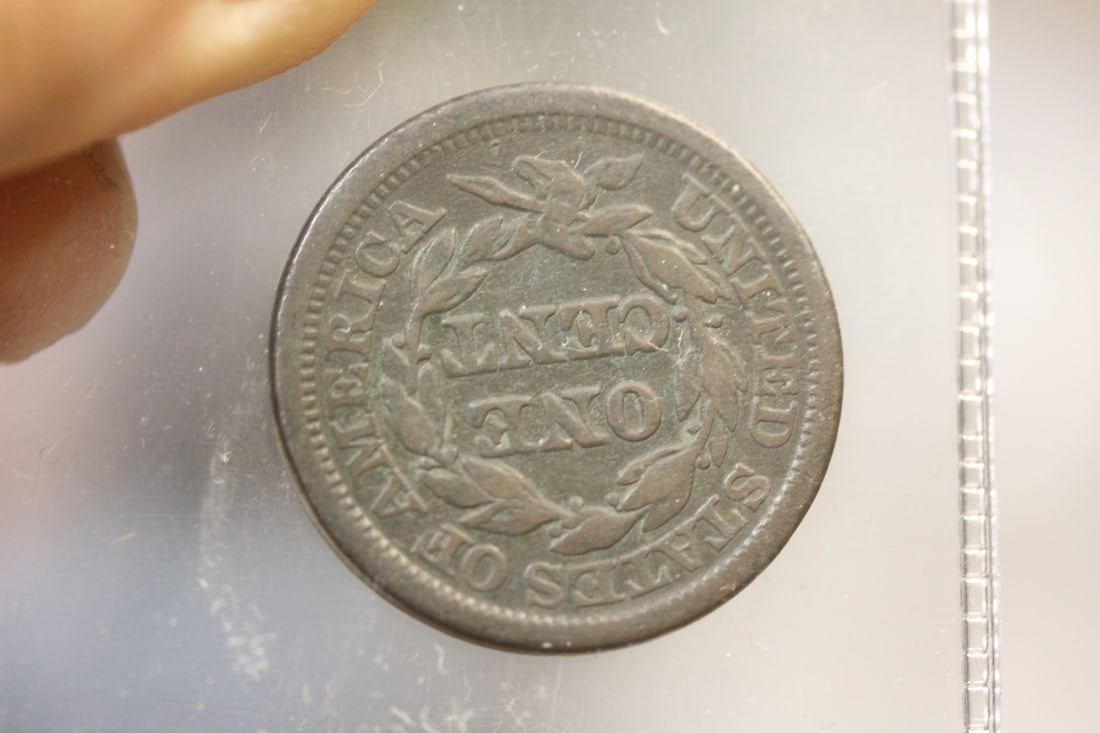 1844 Large Cent - 4