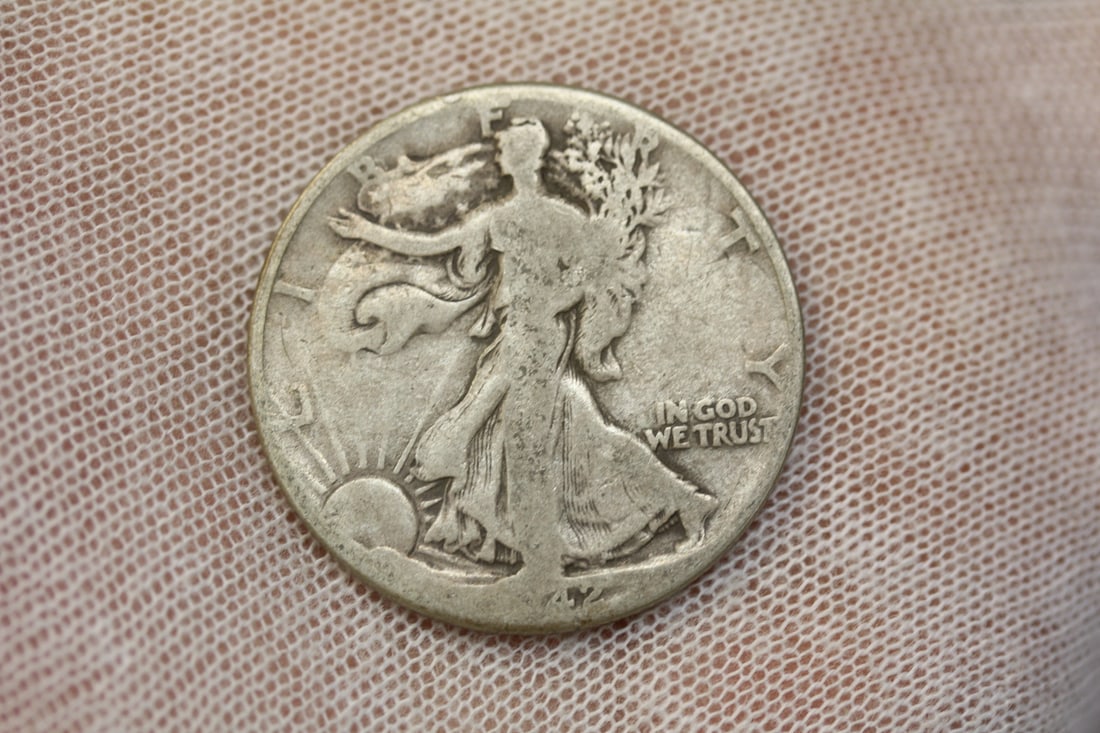 1942 Liberty Half Dollar: 90% Silver