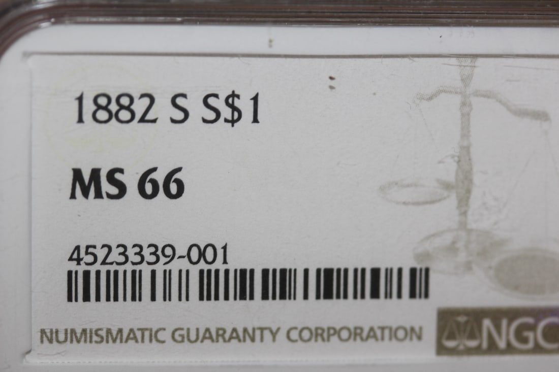 NGC Graded 1882-S Morgan Silver Dollar - 5