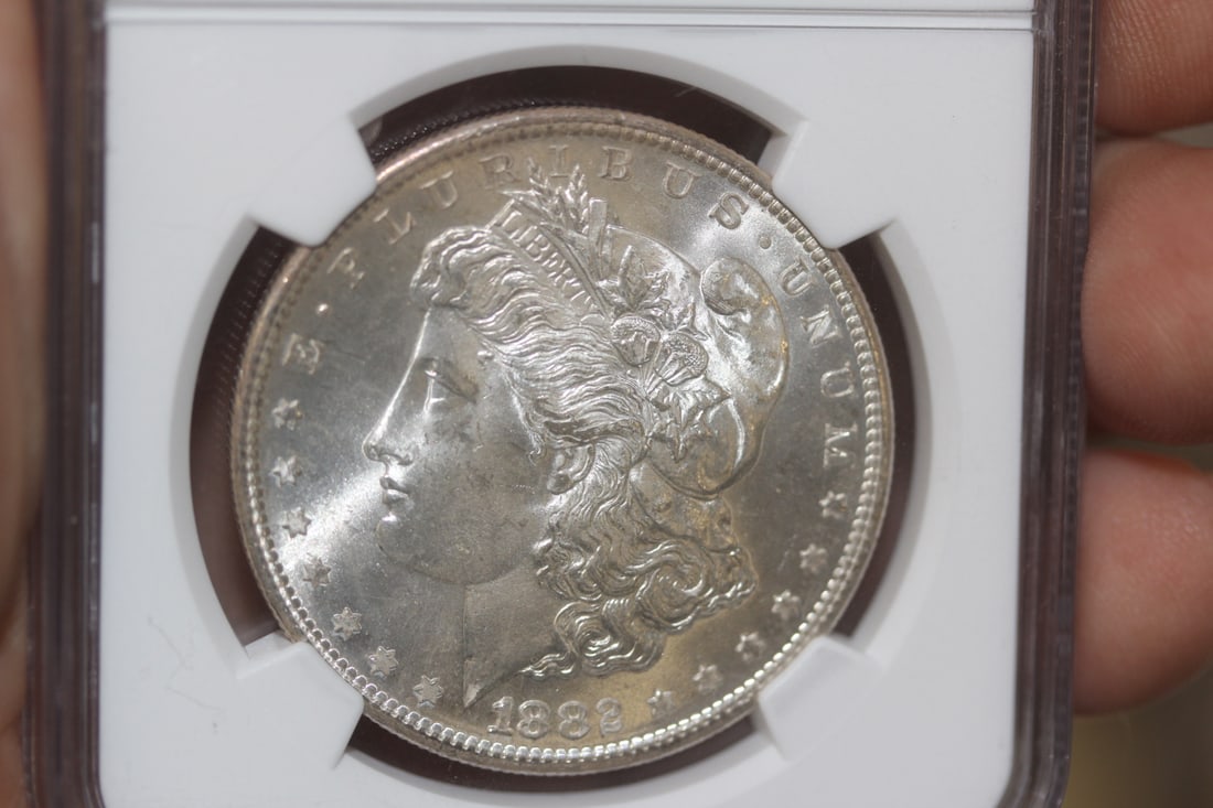 NGC Graded 1882-S Morgan Silver Dollar - 6