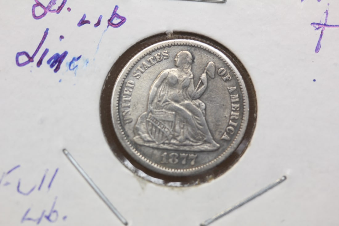 1877-P Seated Dime (1 of 2)