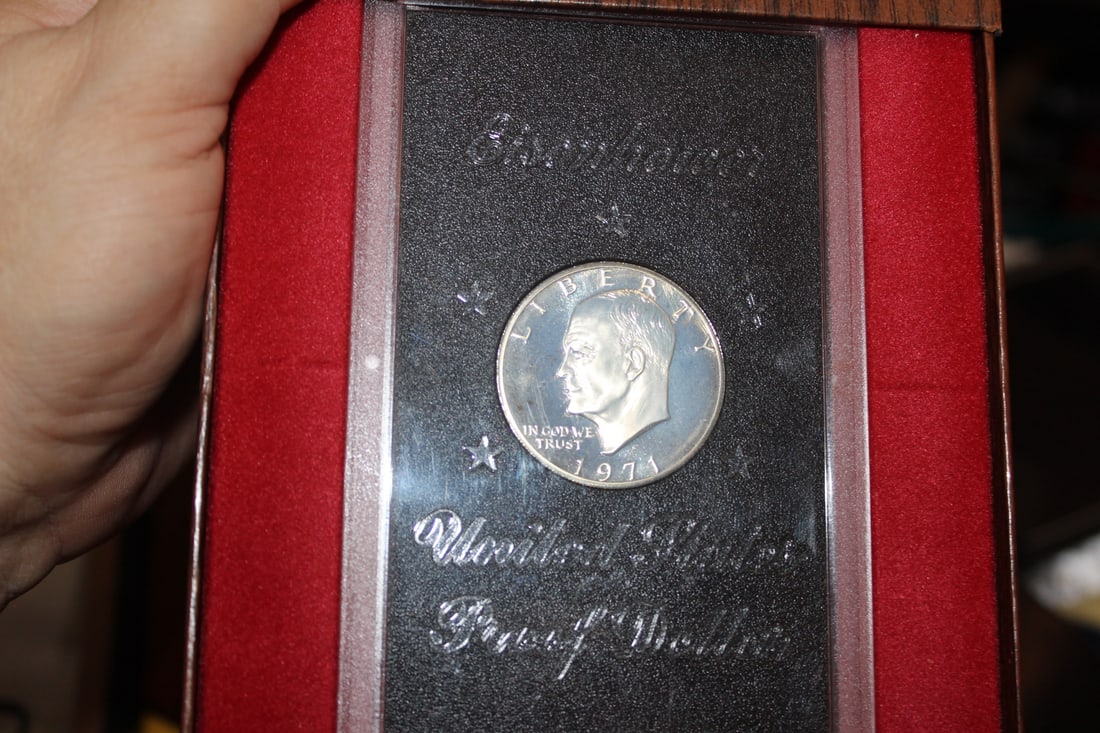 1971 Eisenhower Proof Coin: 40% silver
