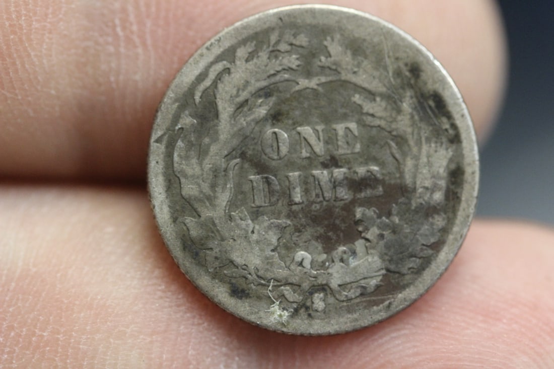 1891 Silver Dime - 2