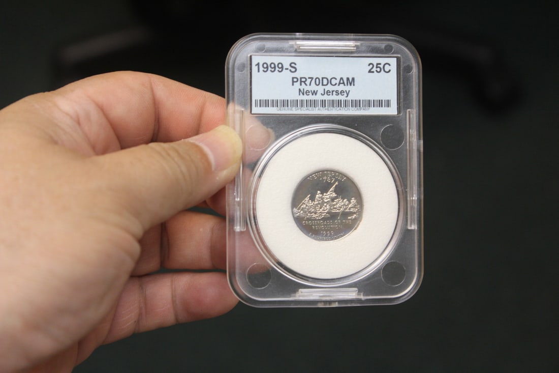 A Grade PR70 DCAM 1999-S Quarter: as shown
