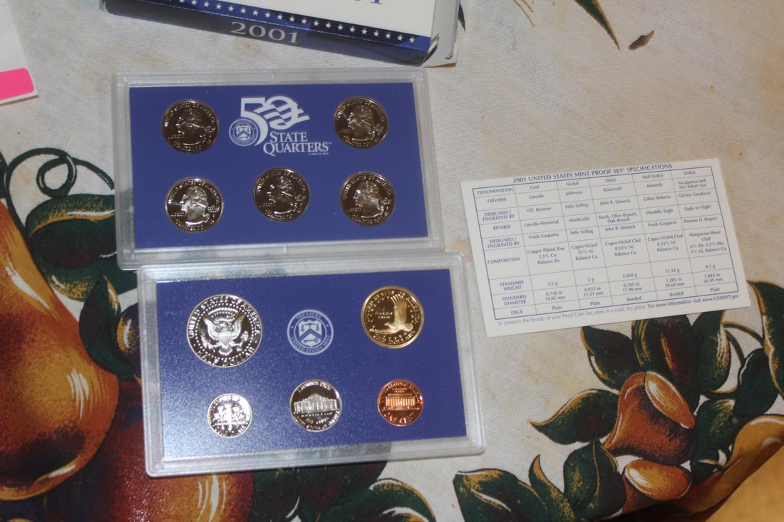 2001 US Mint Proof Coin Set - 4