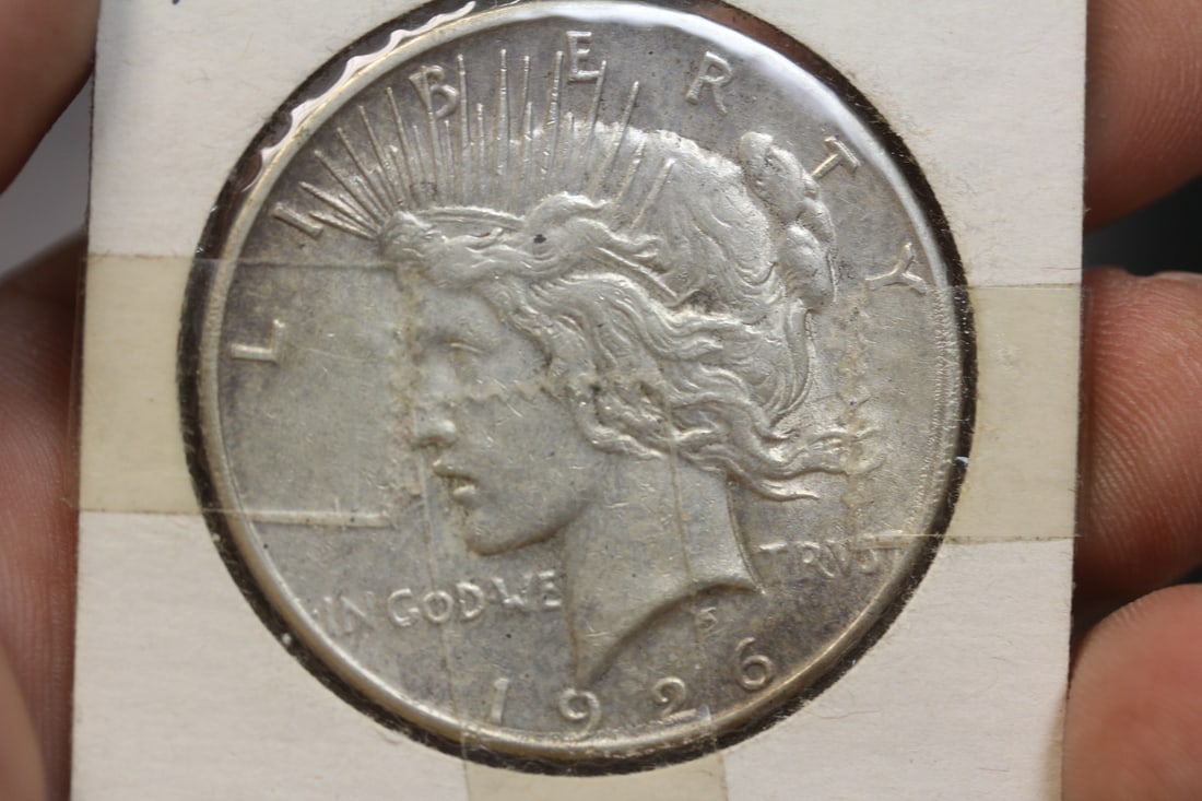 1926-S Peace Silver Dollar: as shown