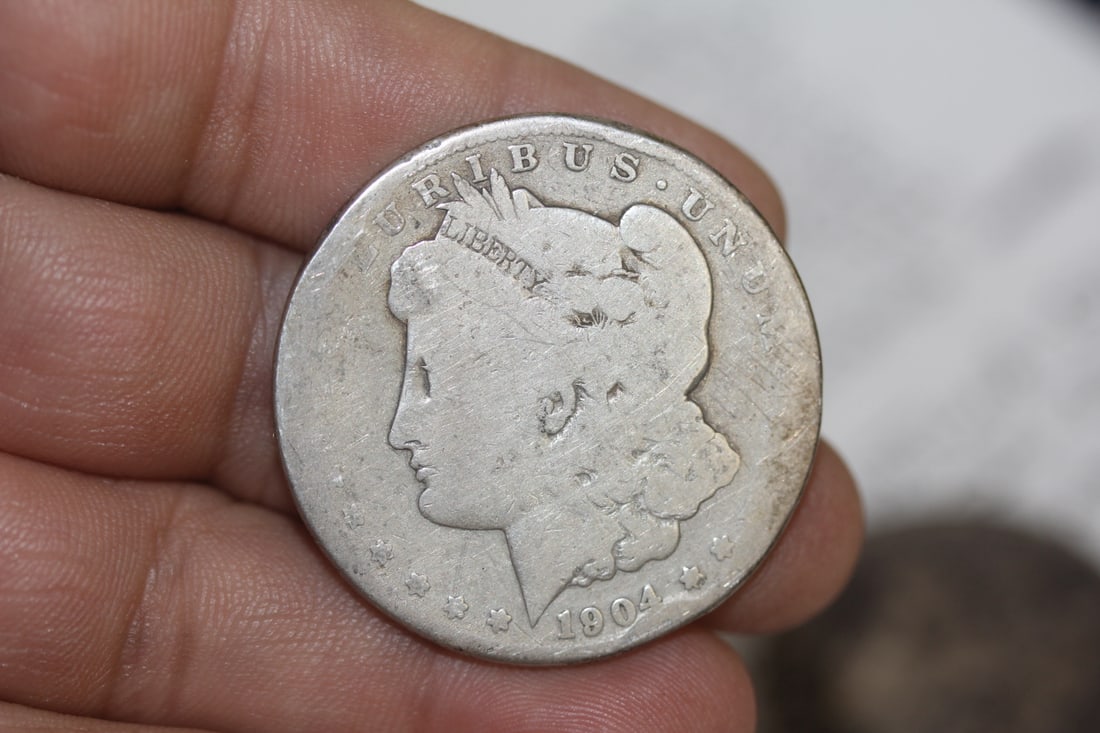 1904-S Morgan Silver Dollar: as shown