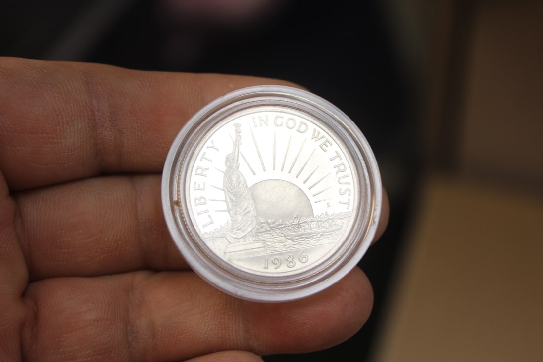1986 Liberty Half Dollar: clad