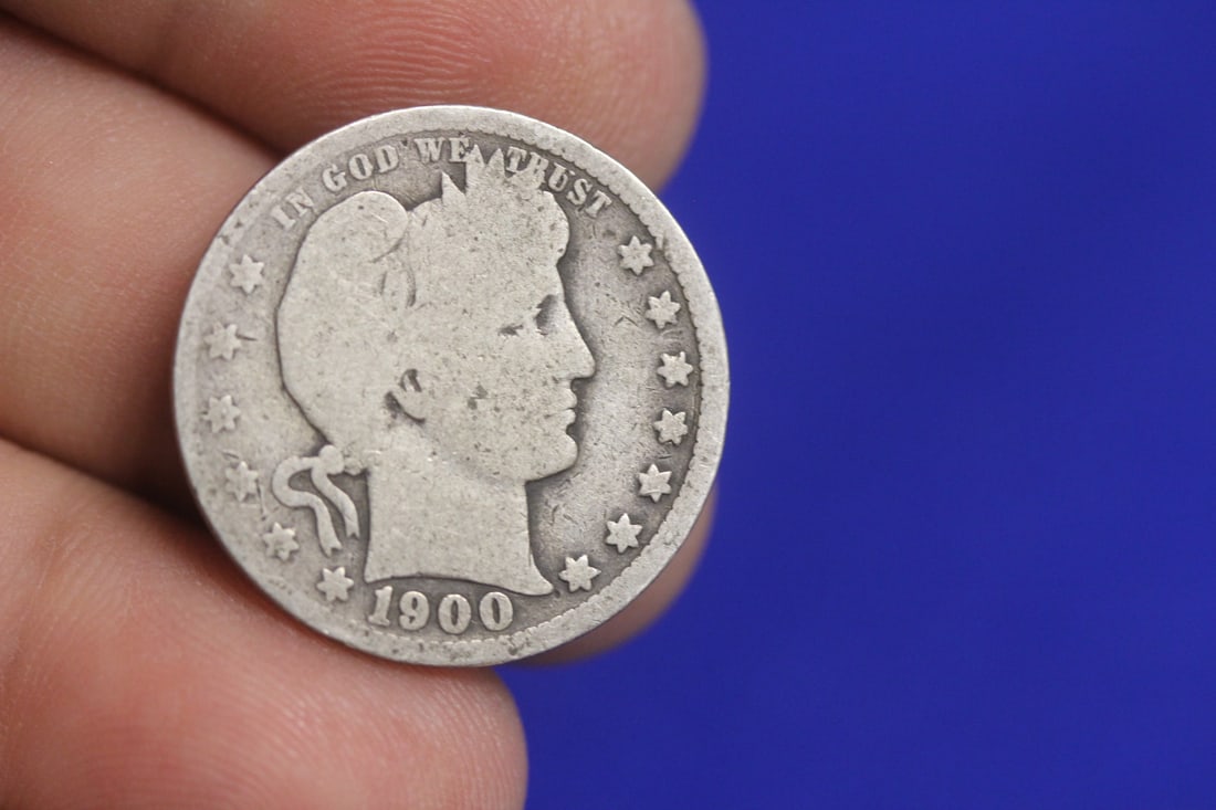 A 1900 Barber Quarter: as shown
