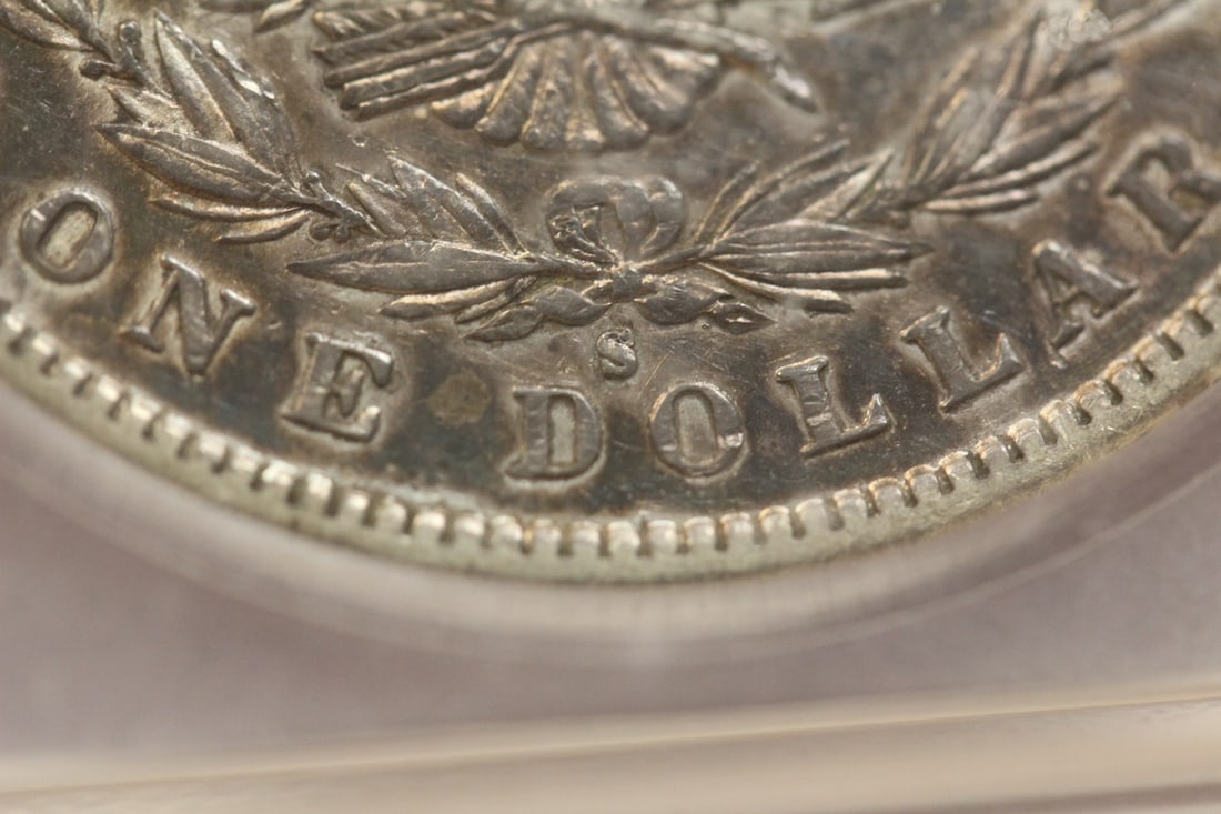 ICG Graded 1890-S Morgan Silver Dollar - 6