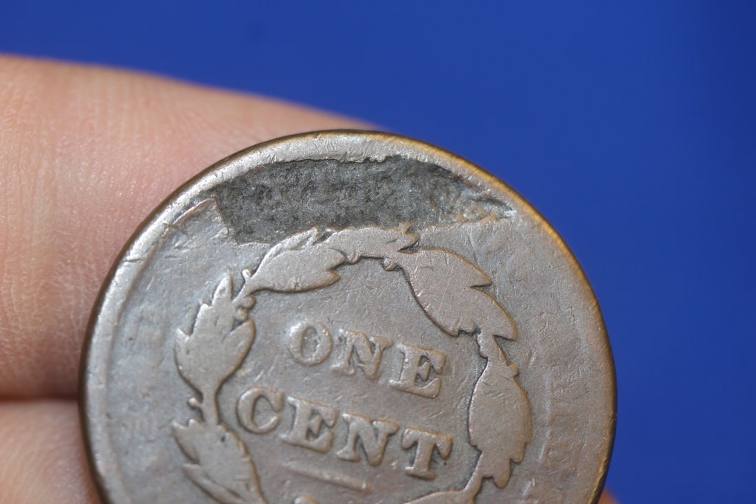 Mint Error 1837 Large Cent - 3