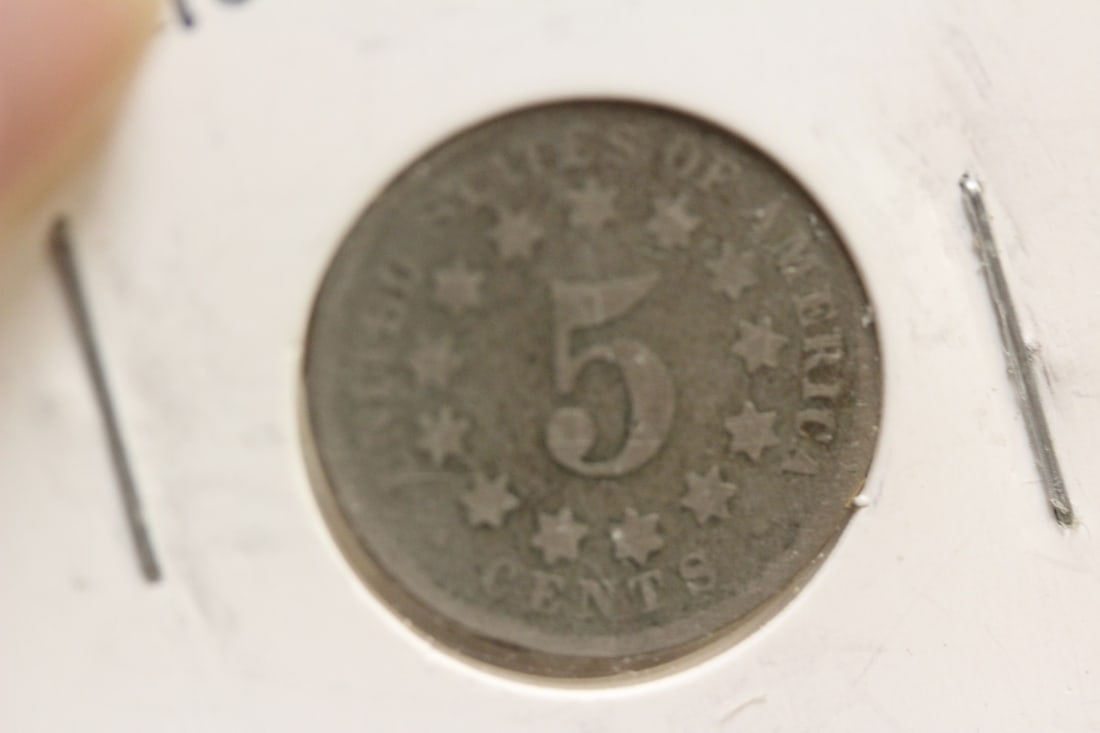 1868 Shield Nickel - 2