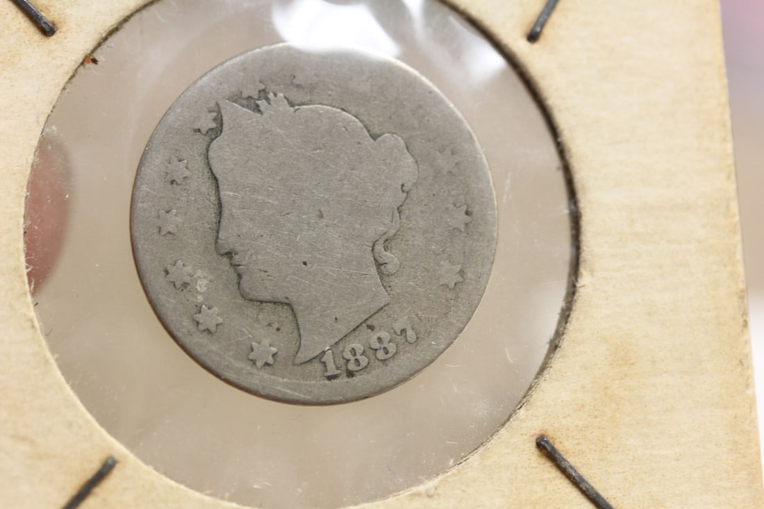 1887 V Nickel: semi key date