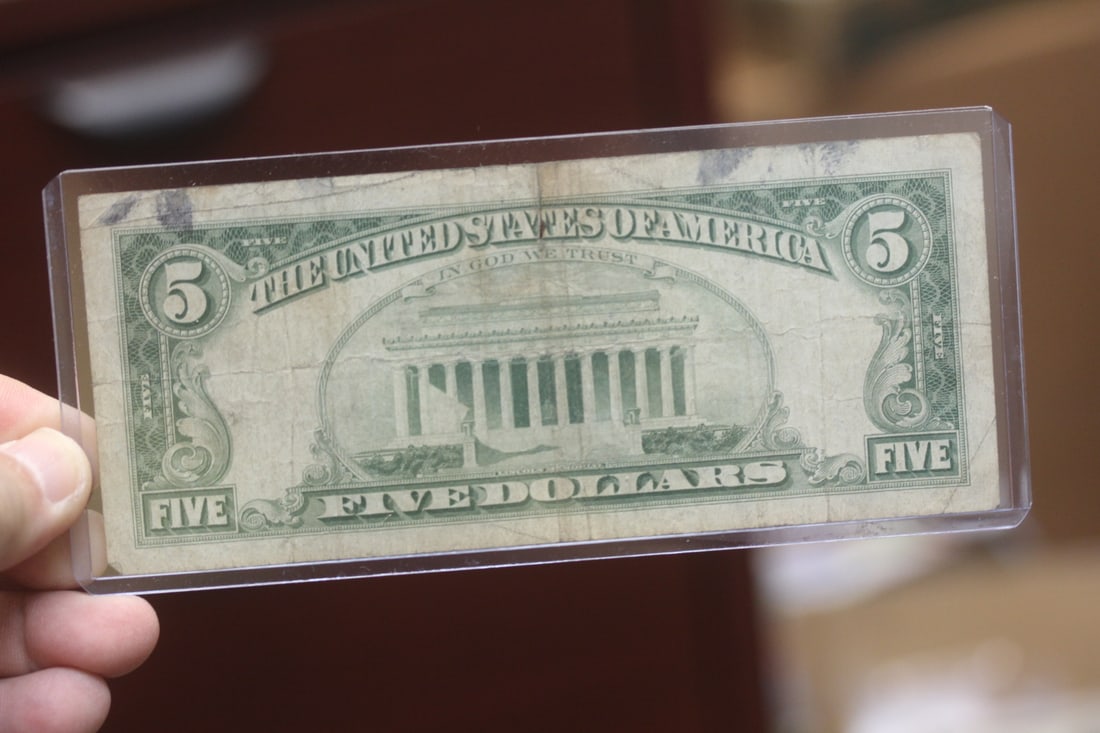 1963 $5.00 Red Seal Star Note - 2