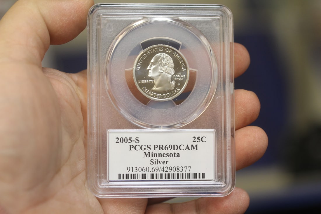 PCGS Graded Silver Quarter: DCAM PR69