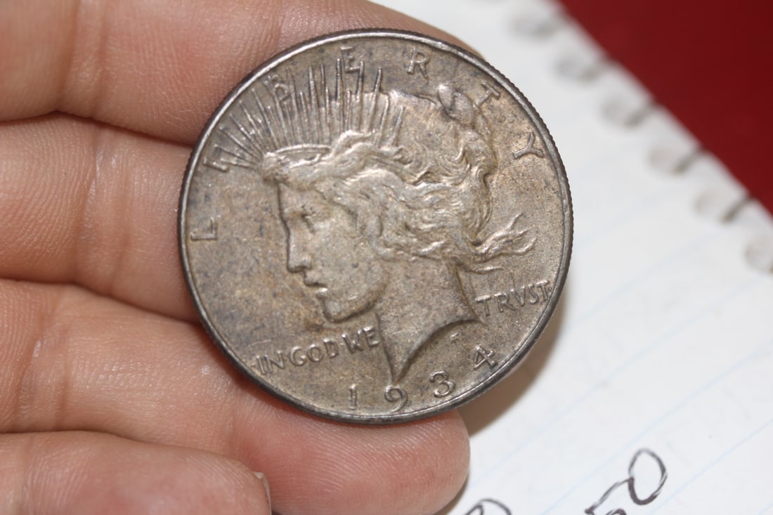 1934 Peace Silver Dollar: key date