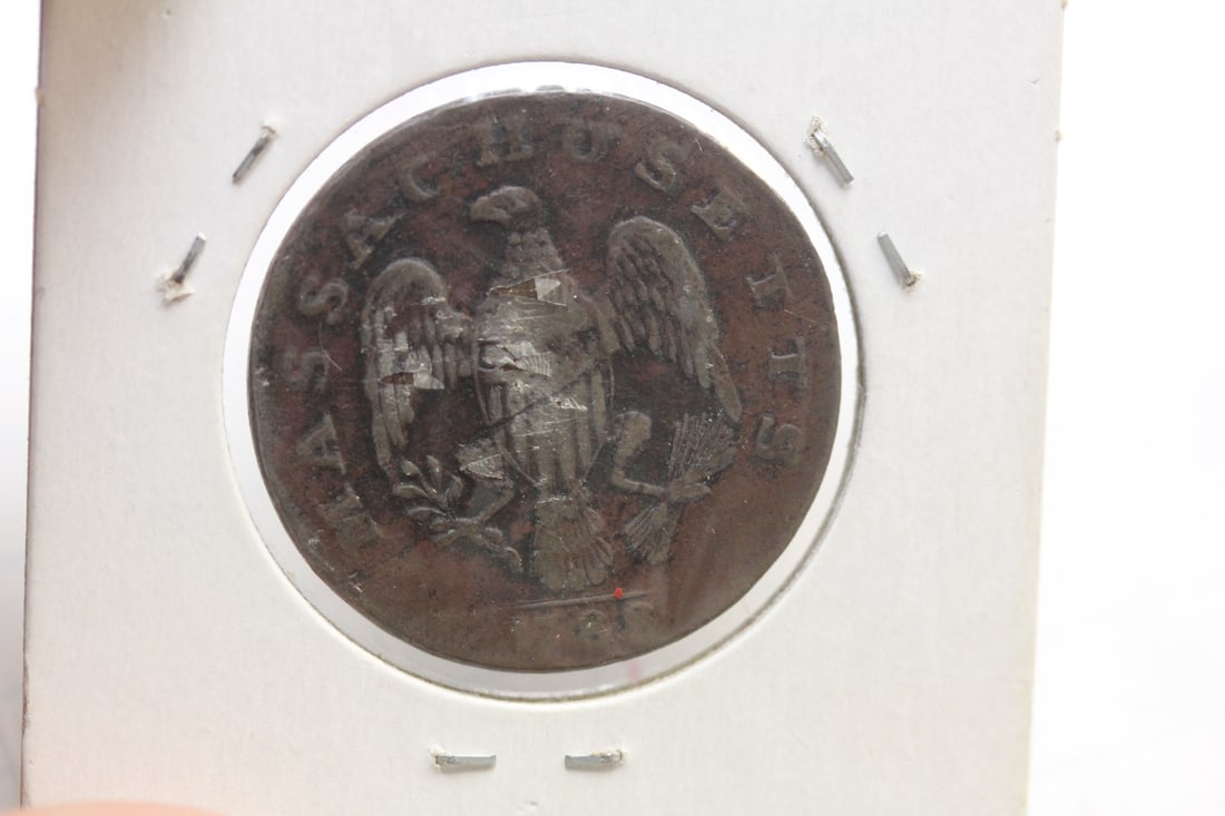 1788 Massachusetts Colonial Coin - 2