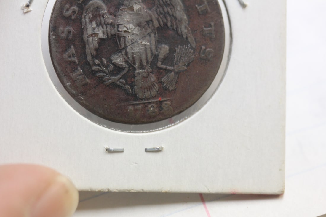 1788 Massachusetts Colonial Coin - 3