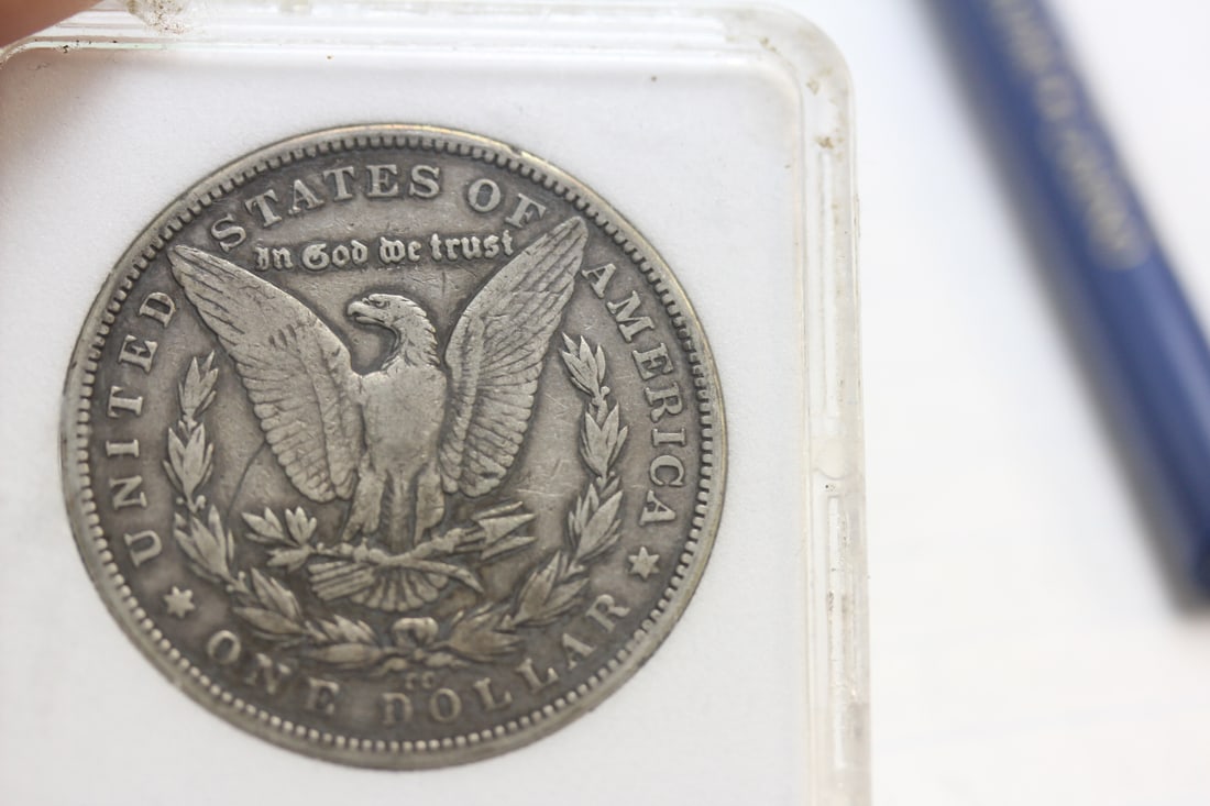 Graded 1891-CC Morgan Silver Dollar - 3