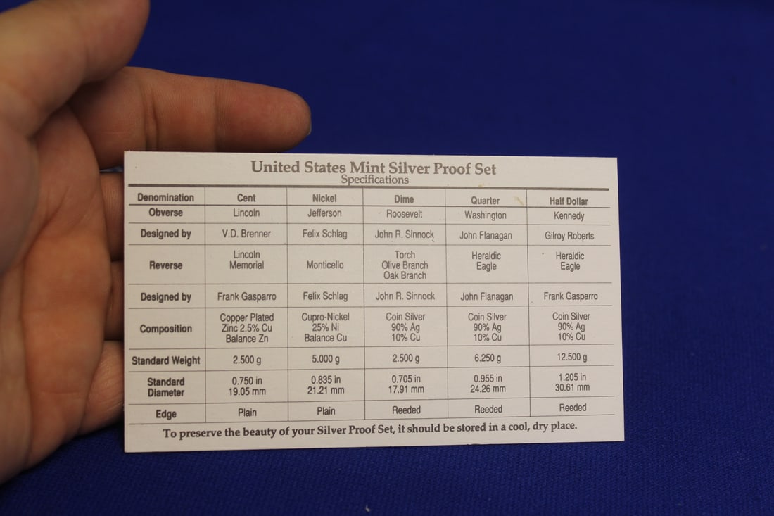 A 1993 US Mint Silver Proof Set - 3