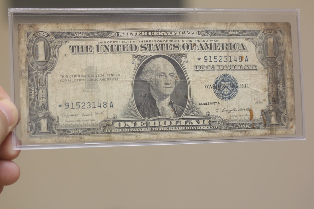 1957 Blue Seal $1.00 Star Note: as shown