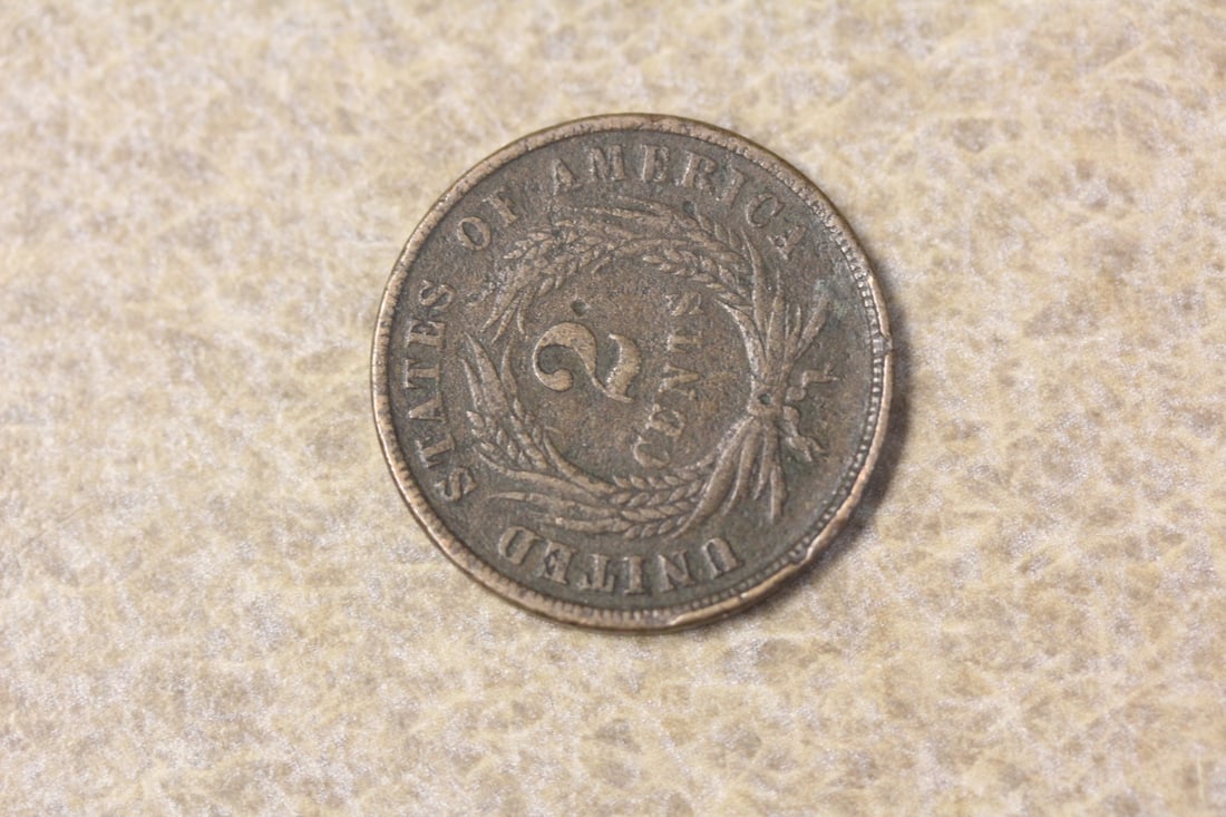 1865 Two Cent Piece - 2